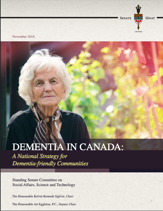 Senate of Canada: Dementia in Canada: A National Strategy for Dementia-friendly Communities