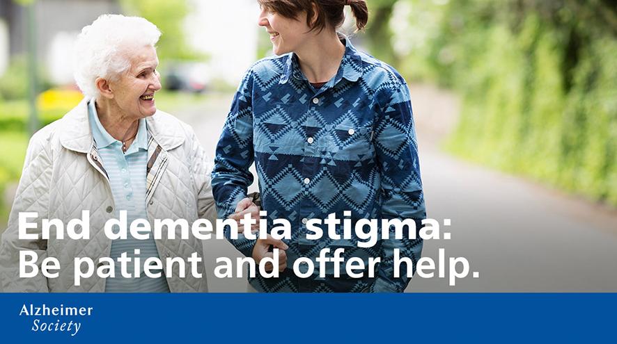 End dementia stigma: Be patient and offer help.