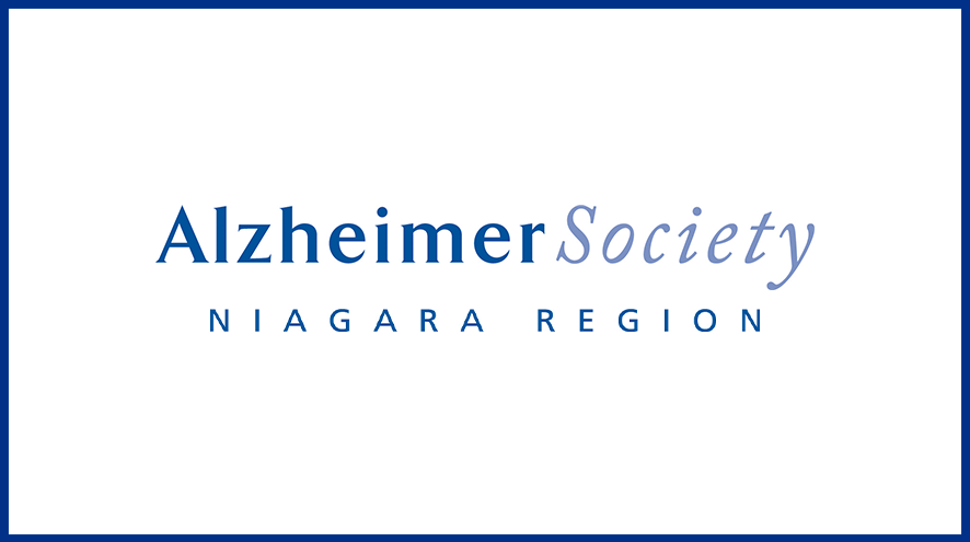 Alzheimer Society of Niagara Region wordmark and identifier.