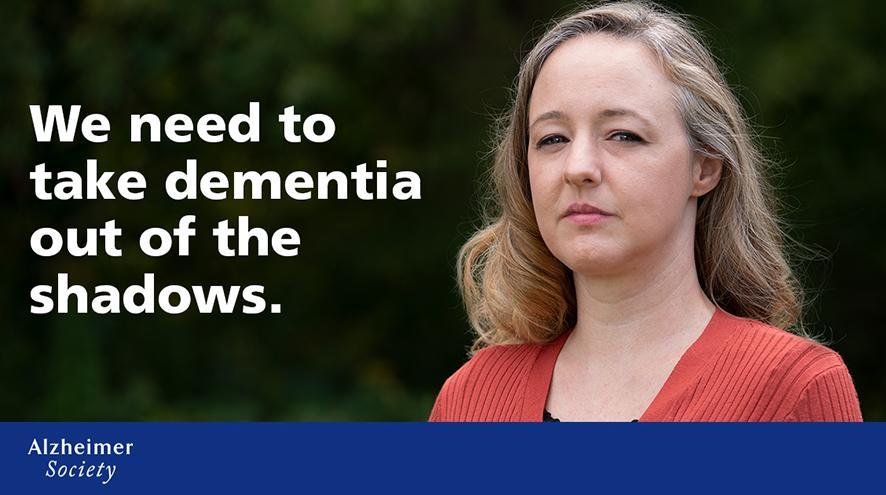 National dementia ambassador Amy: "We need to take dementia out of the shadows."