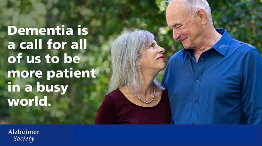 Dementia is a call for all of us to be more patient in a busy road.