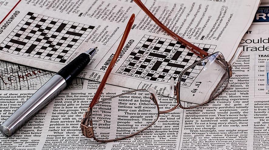 A game of crossword. Image by Steve Buissinne from Pixabay.