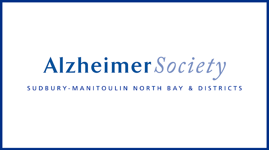 Alzheimer Society of Sudbury-Manitoulin North Bay & Districts wordmark and identifier.