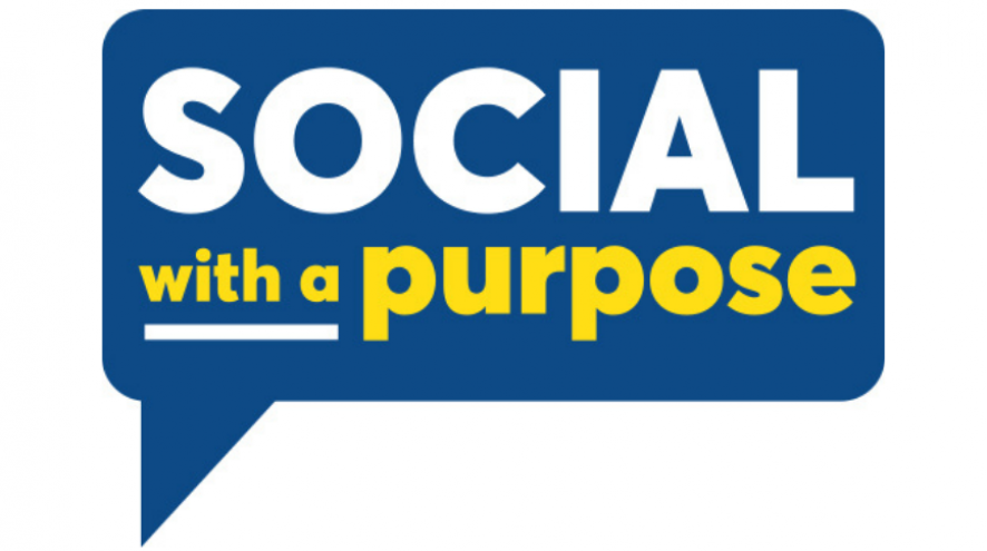 Logo for Social with a Purpose, a do-it-yourself fundraiser for AS York